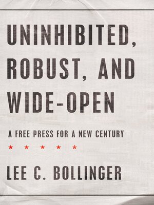 cover image of Uninhibited, Robust, and Wide-Open